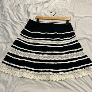 Talbots Lace Skirt | Petite Medium | Cotton Embroidered Skirt